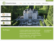 Tablet Screenshot of climateforculture.eu